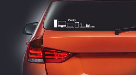 Move Along With Your Family All The Times By Pasting Custom Family Stickers On Your Car